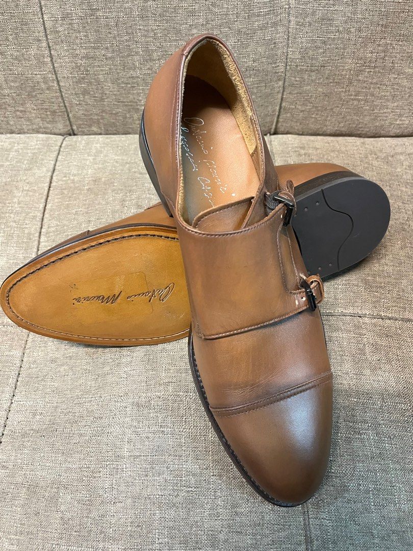 Antonio maurizi clearance double monk strap
