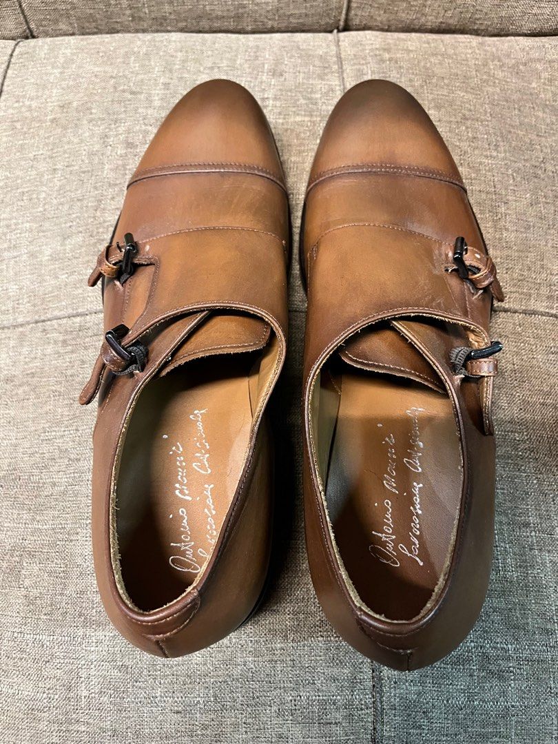 Antonio maurizi clearance double monk strap