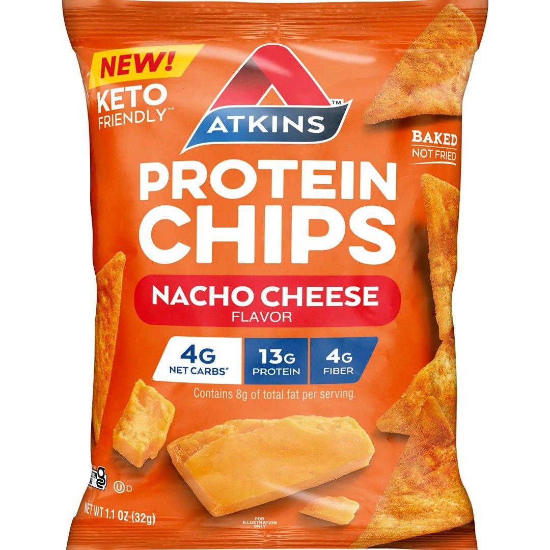 現貨】Atkins Protein Chips 蛋白脆片蛋白質乳清能量Gym增肌營養健身, 健康及營養食用品, 健康補充品, 健康補充品-  保健食品，飲料和補品-