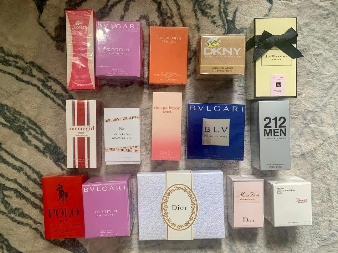 Us sales tester perfume