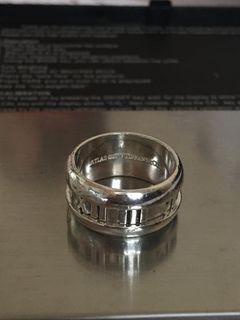 AUTHENTIC Tiffany & Co. Atlas Silver Ring