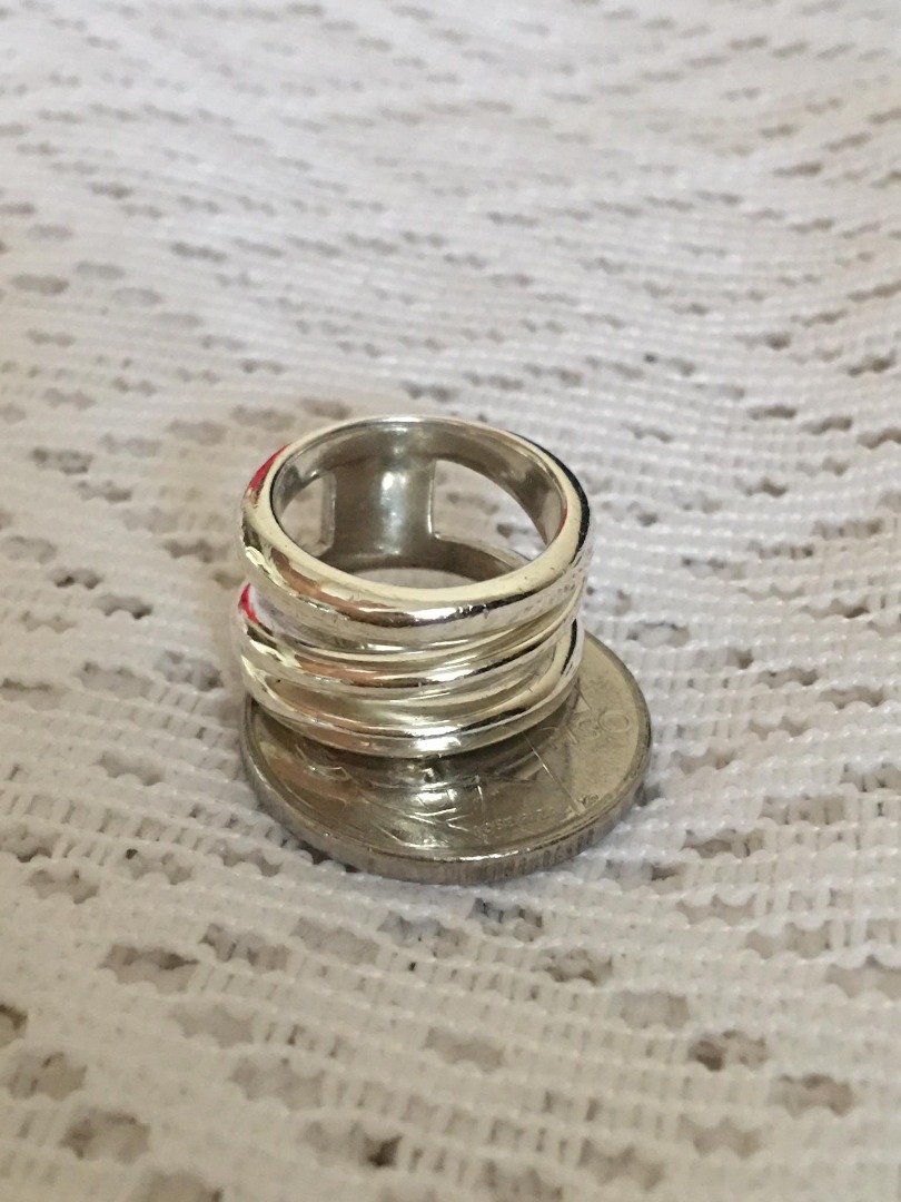 Authentic Tiffany Co Spiral Silver Ring