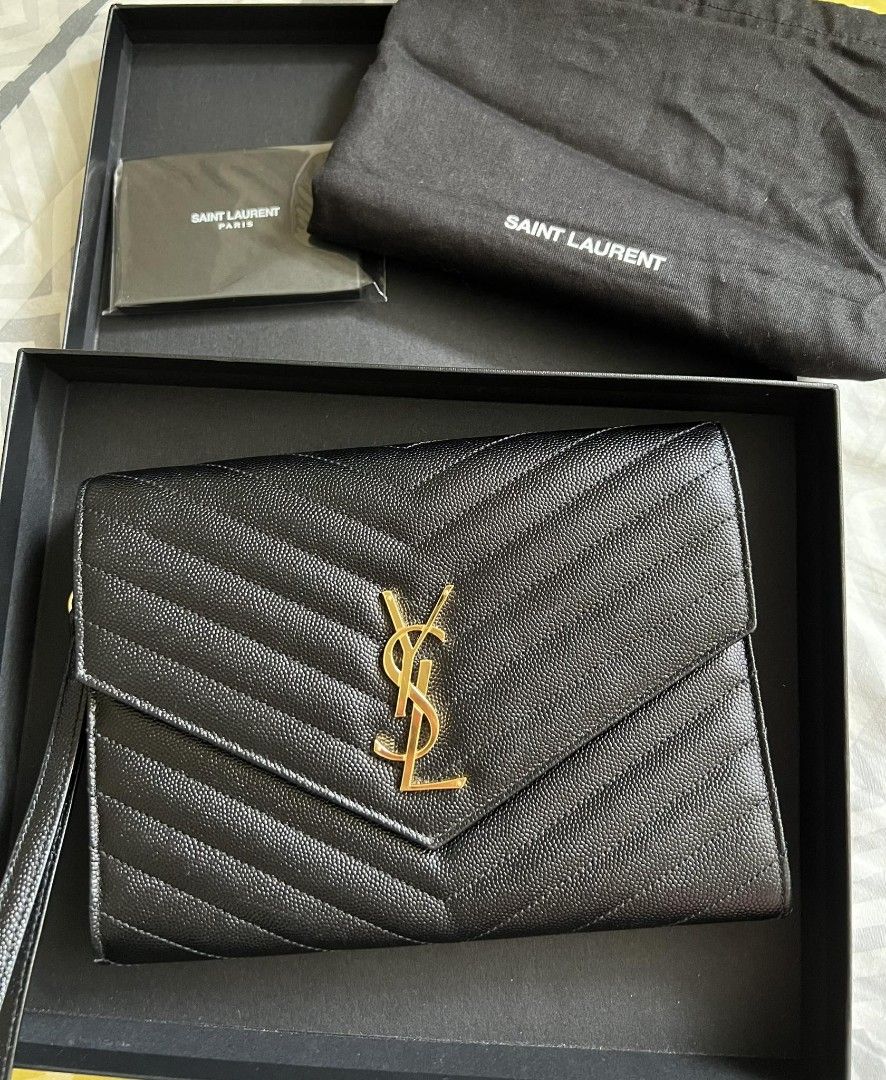 How To Spot Fake Vs Real Saint Laurent Envelope Bag – LegitGrails