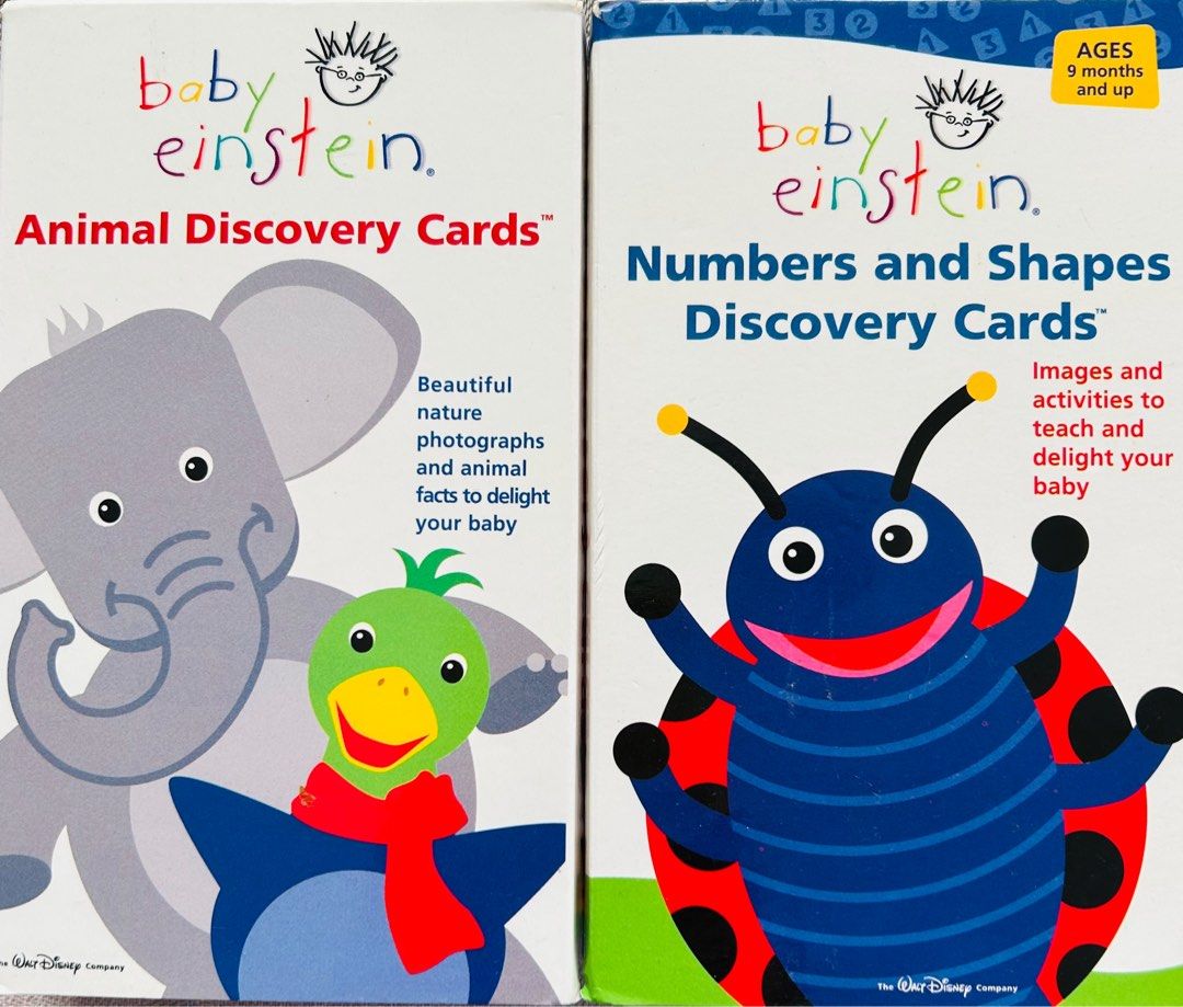 Baby Einstein Flash cards set, Babies & Kids, Infant Playtime on Carousell