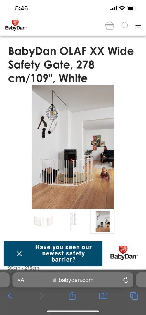 Babydan wide deals pressure gate