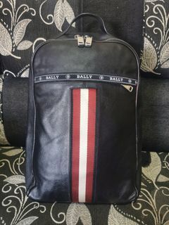 Backpack Bally Original Full Leather Made In Bulgaria Size 38X25 cm.