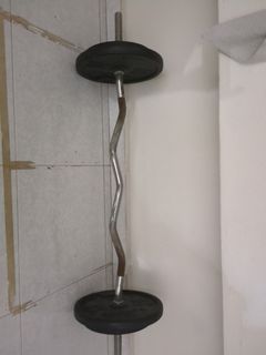 Barbell and weights