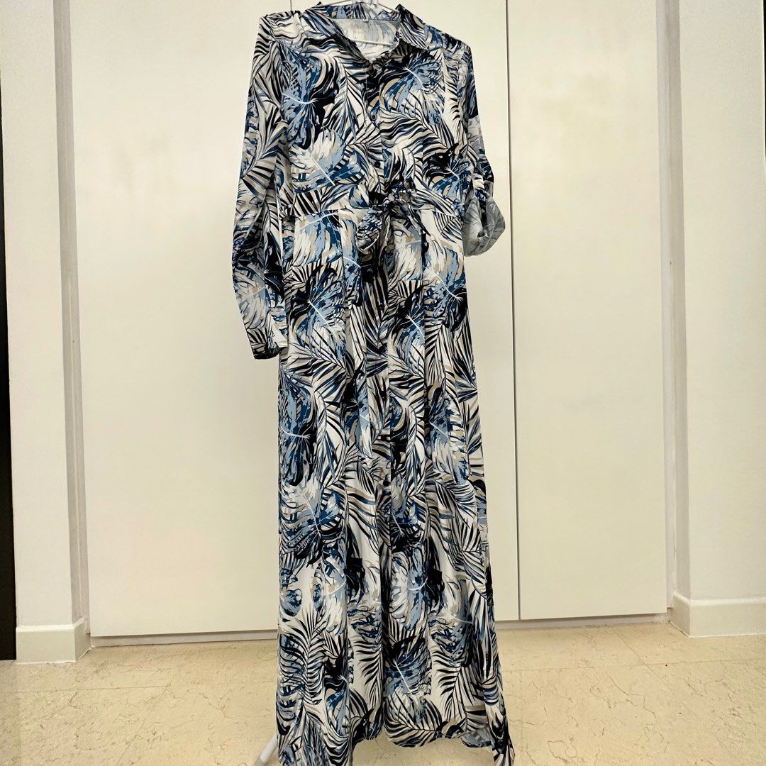 beach wedding dress for guest Muslim fashion Sun protection solid color beach dress Abaya women and –  Yiwu Daoyang trade Co.,LTD