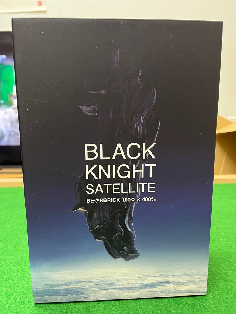 BE@RBRICK BLACK KNIGHT SATELLITE100％400％-