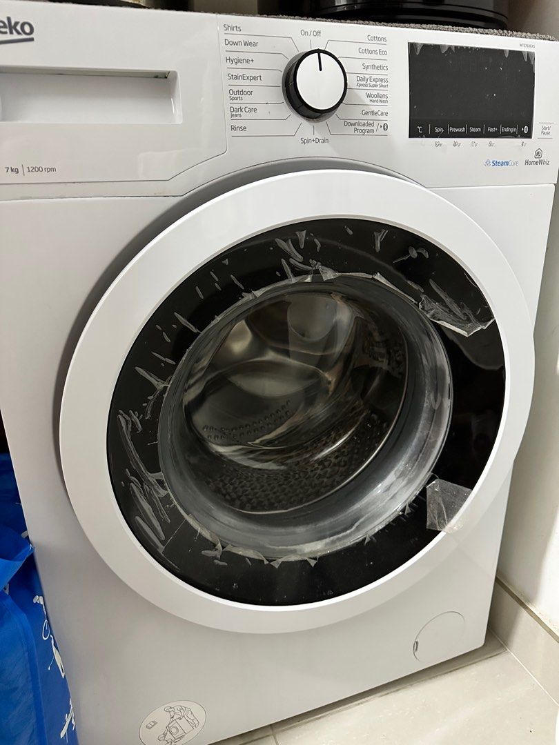 Front Load Washing Machine (10 Kg, 1400 Rpm) BFL1010W BEKO, 47 OFF