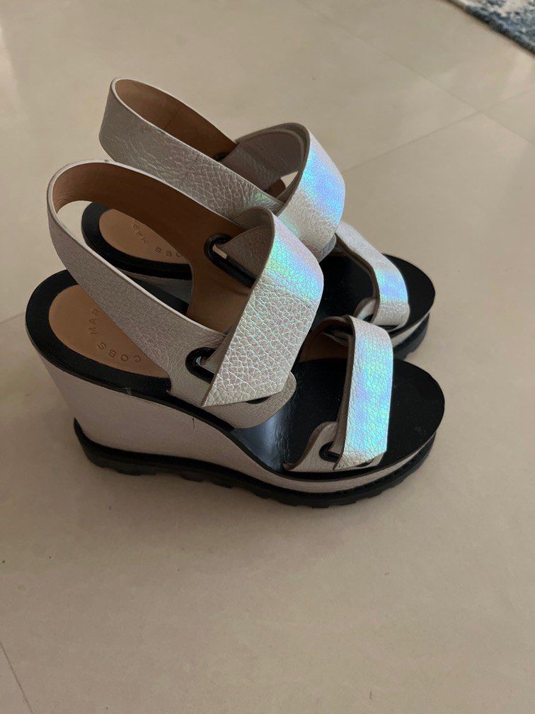 Black and White Marc Jacobs wedges Women s Fashion Footwear