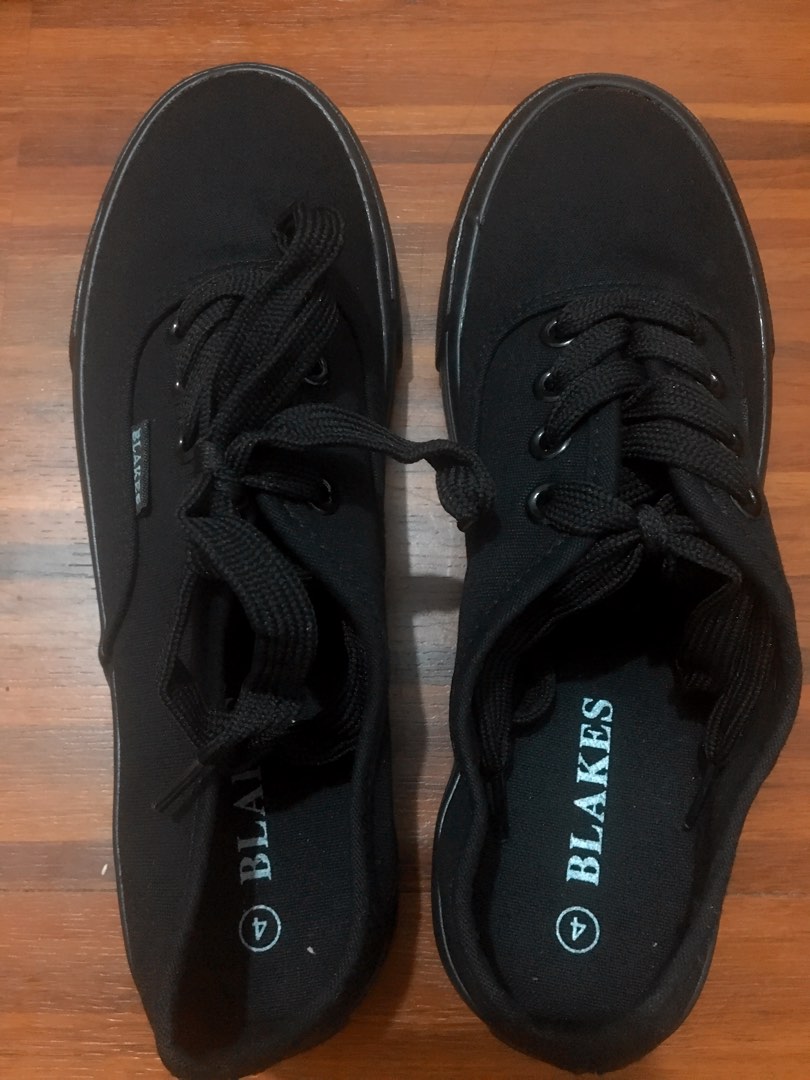 BLAKES BLACK SNEAKER UNISEX, Women's Fashion, Footwear, Sneakers on(02)