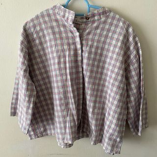 BLOUSE TOP ROUND NECK WOMEN FASHION