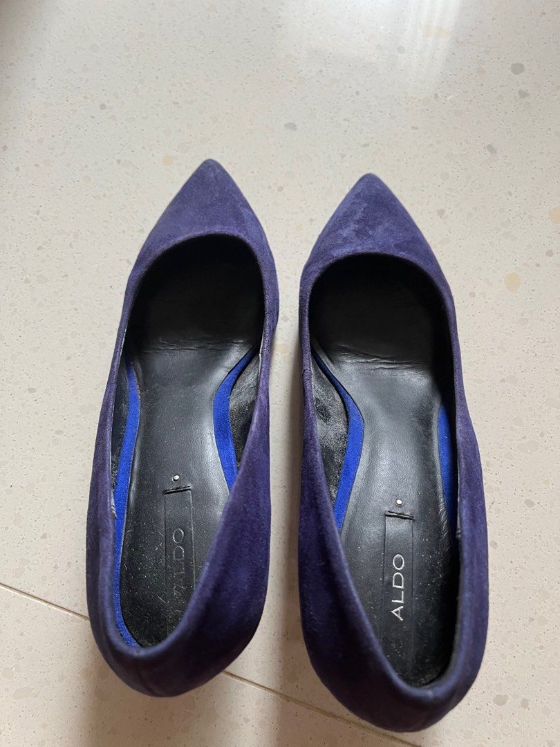 Aldo navy shop blue heels
