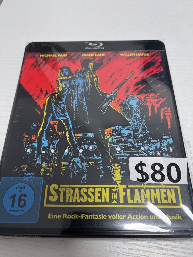 Bluray BD 藍光Strassen In Flammen, 興趣及遊戲, 音樂、樂器& 配件