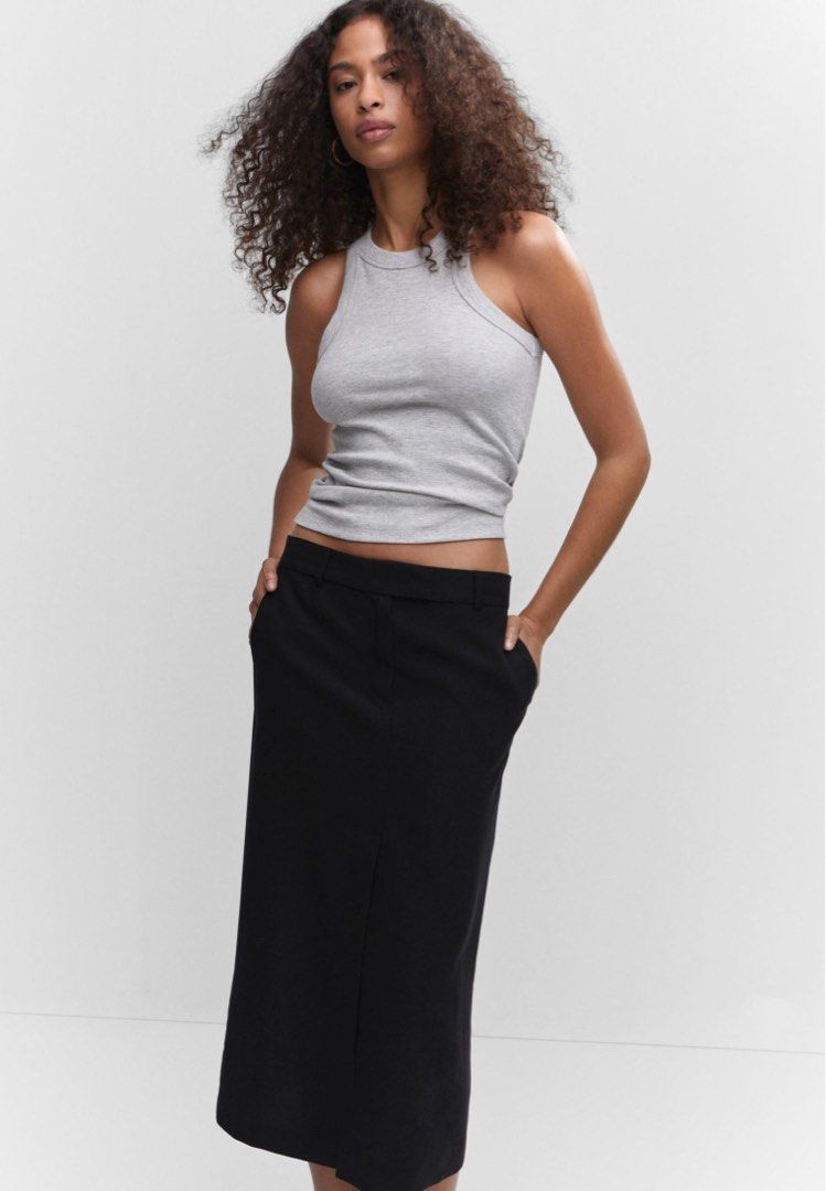 Slip skirt mango cheap