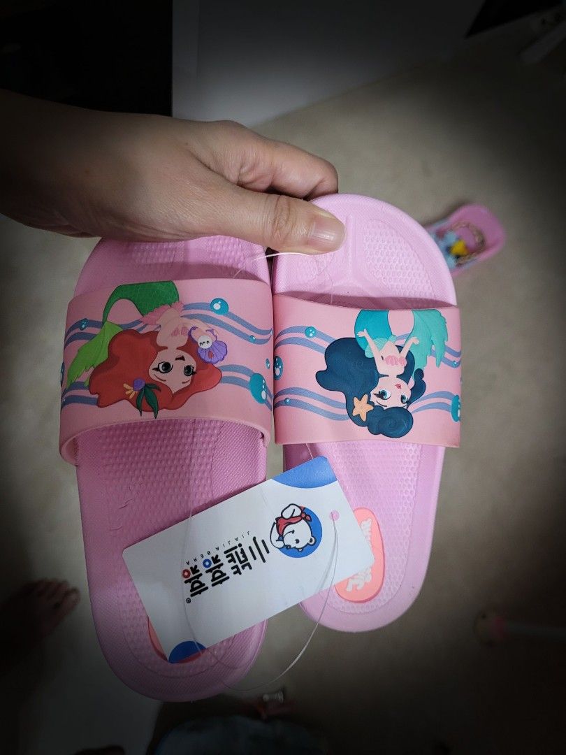 Girls mermaid clearance slippers