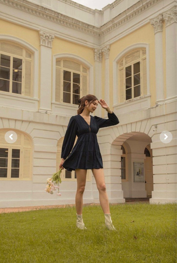 Babydoll romper dress 2025