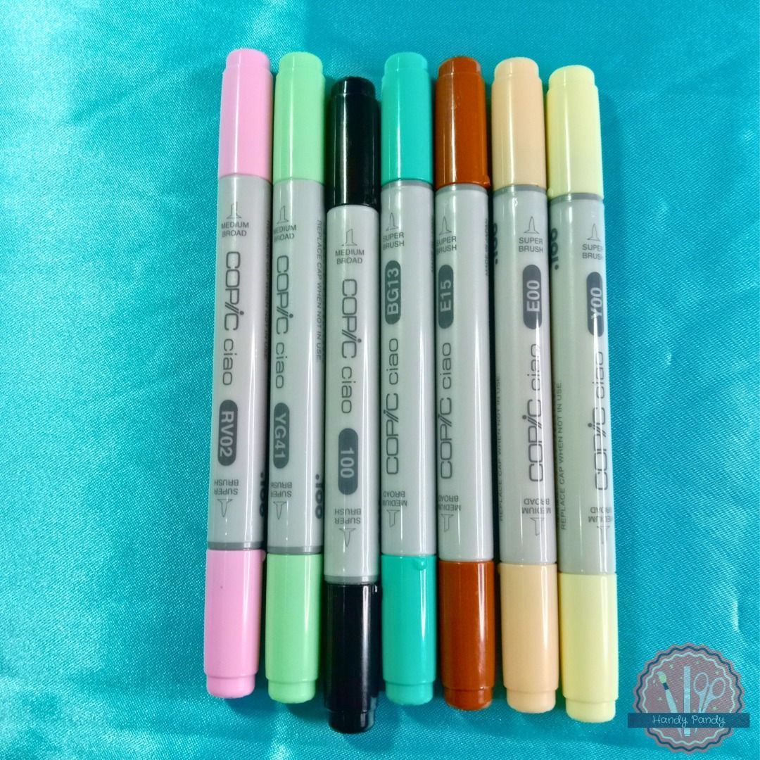 Brand New Uni Posca Paint Markers, Copic Ciao (E15 100 Y00) and Daiso