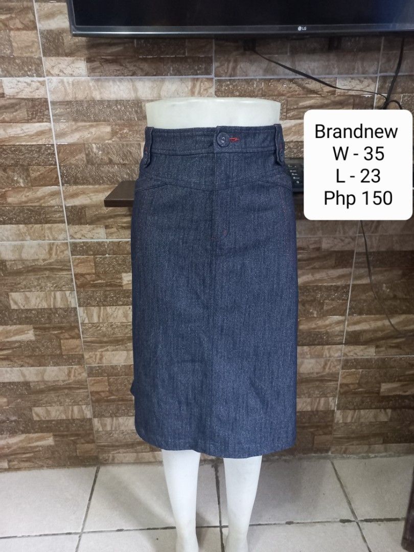 Plus size denim 2025 skirt 80