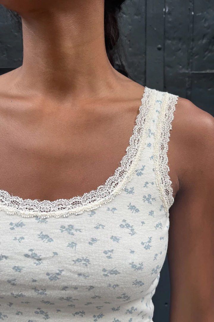 Ronnie Floral Lace Tank
