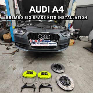 BREMBO Brake Kits Installation - Audi A4