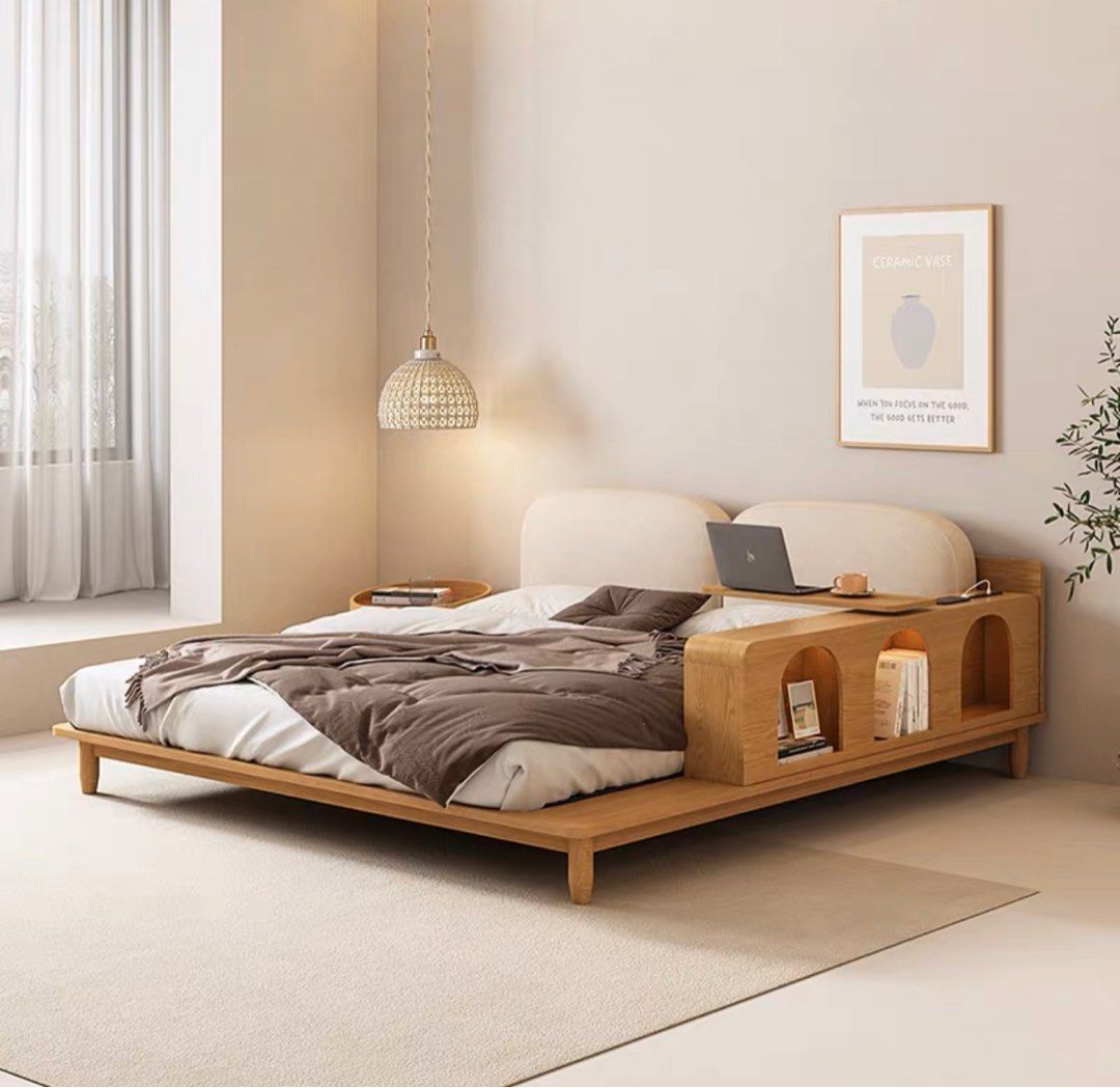 BRION Japandi Platform Bedframe Furniture Home Living