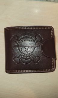 Brown One Piece Wallet $25