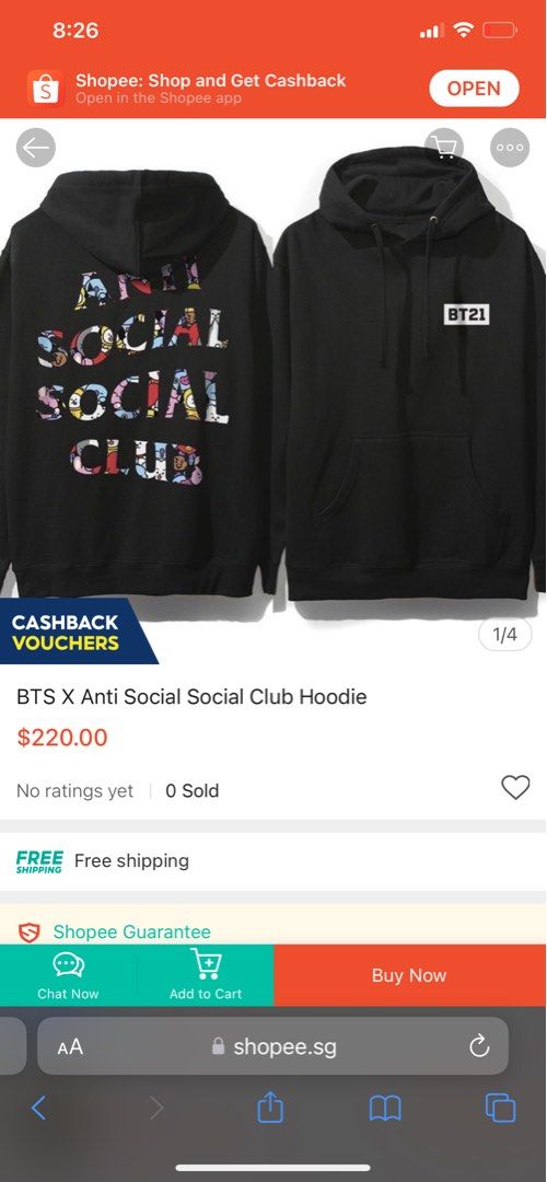 Bt21 peekaboo hoodie clearance
