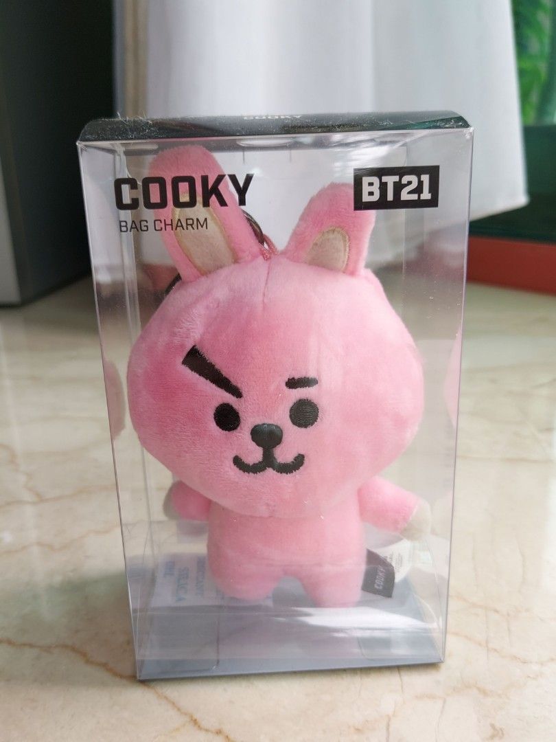 Official BT21 Cooky Bag Charm Hobbies Toys Memorabilia