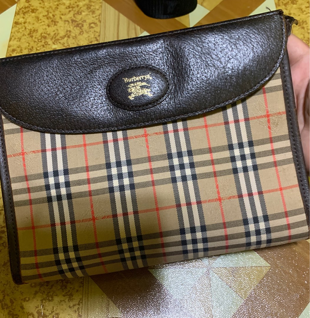 BURBERRY VINTAGE YKK ZIP (Japan source ), Luxury, Bags & Wallets on