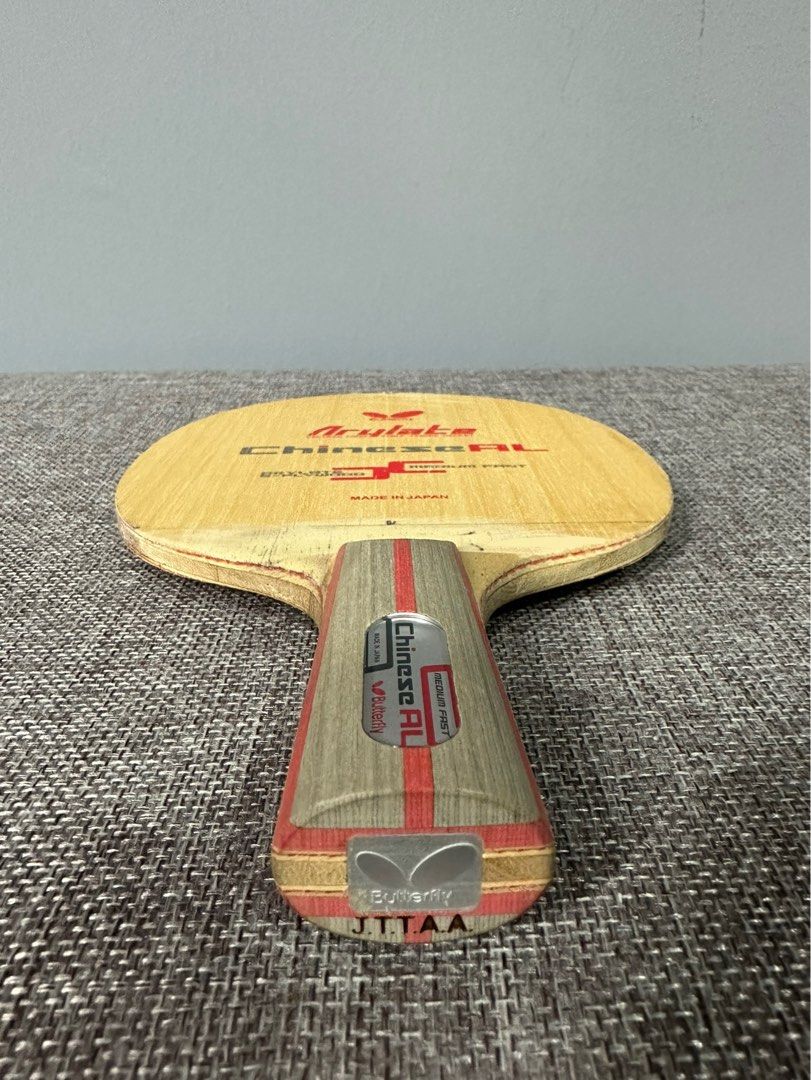 Butterfly Chinese AL Table Tennis Racket, Sports Equipment, Sports ...