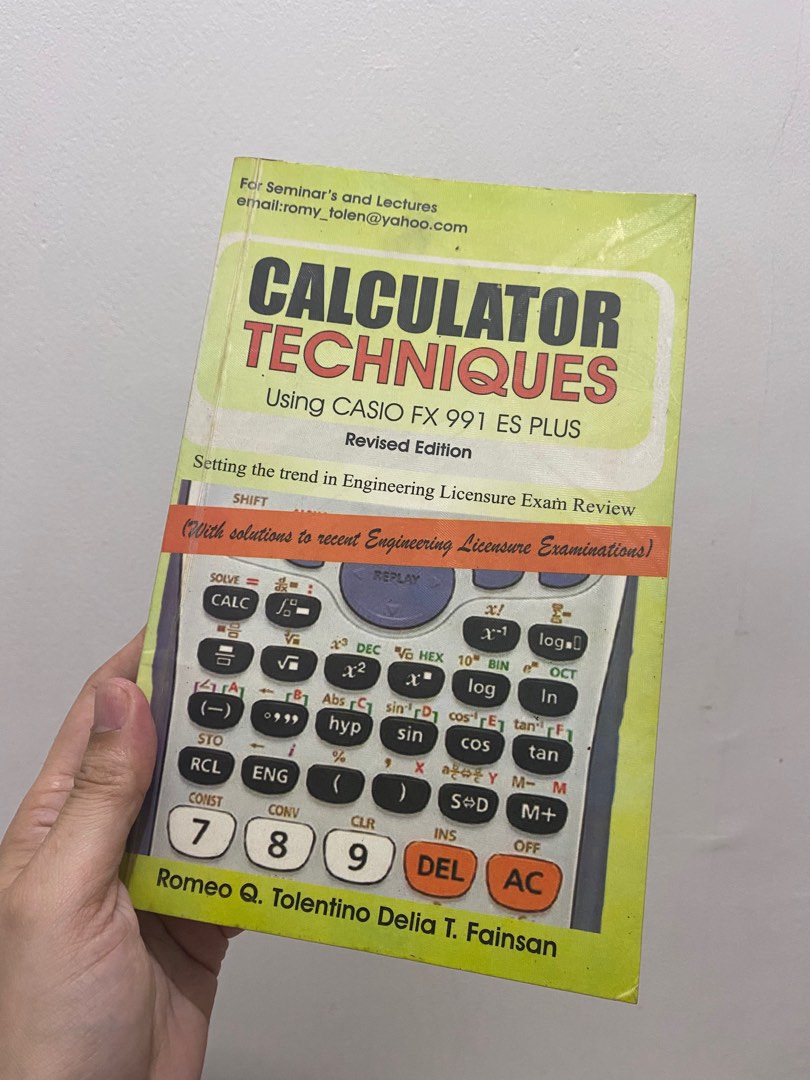Calculator Techniques By Tolentino, Hobbies & Toys, Books & Magazines