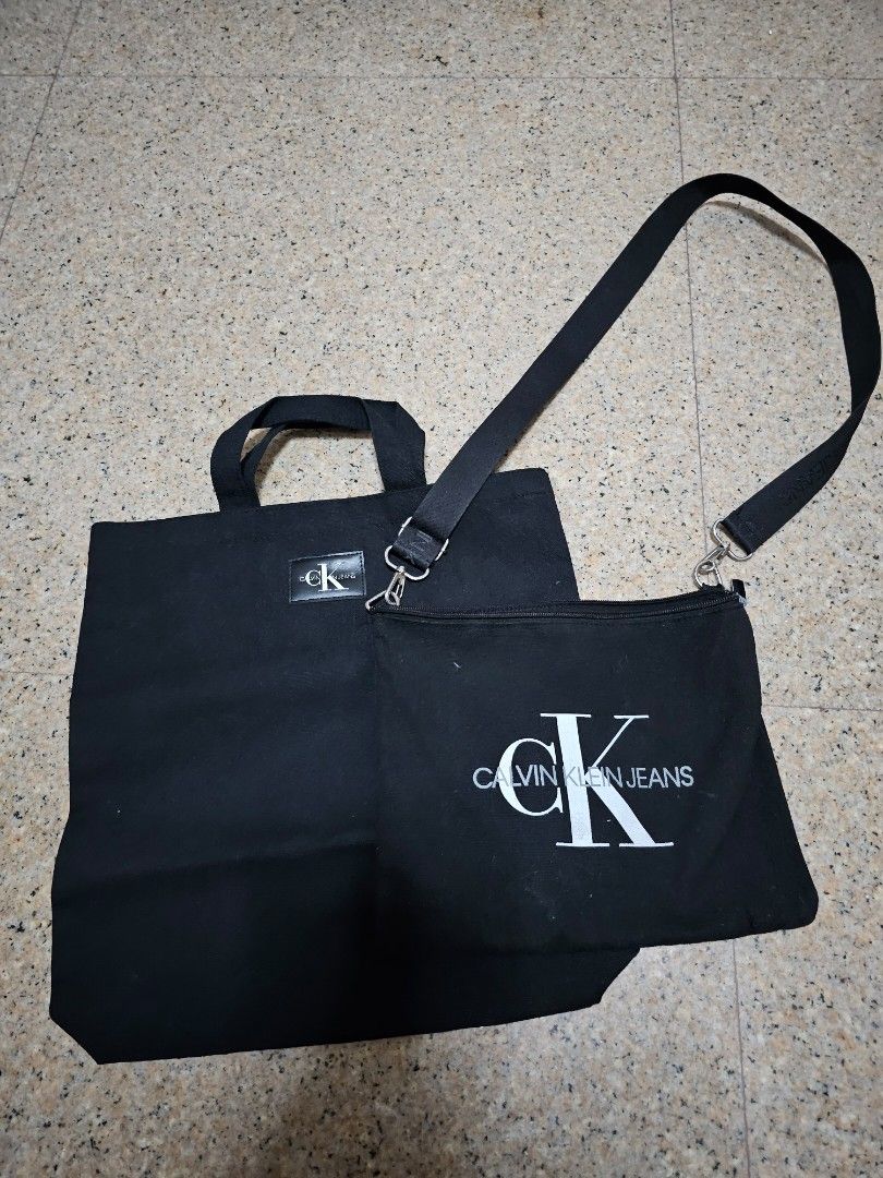 Calvin klein magazine tote new arrivals