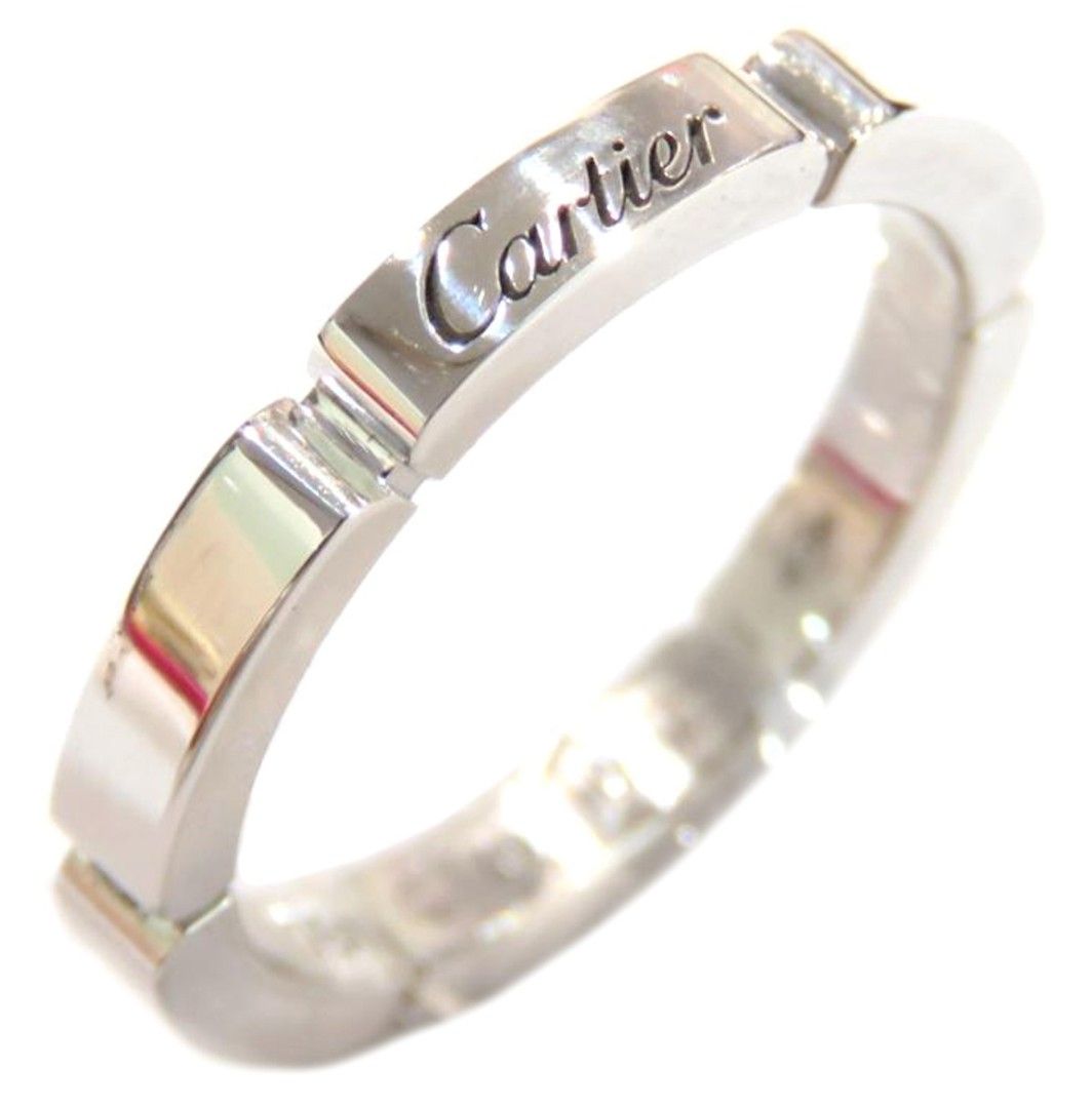 Cartier Maillon Panthere White Gold Ring size 57 Women s Fashion