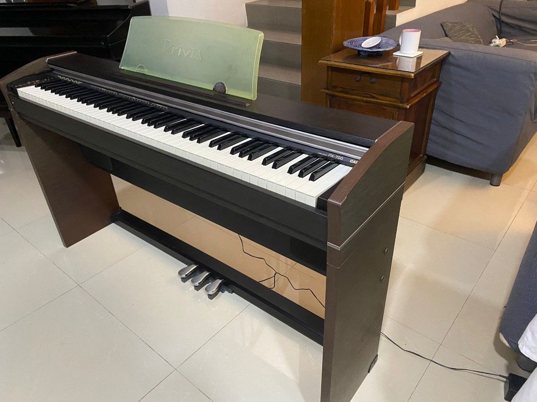 電子ピアノ】カシオ Privia PX-700 2007年製 - 鍵盤楽器、ピアノ