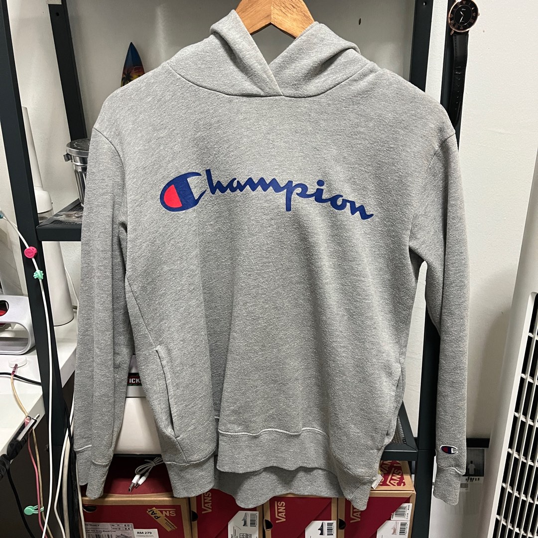 Champion sweater fake shop vs real vans