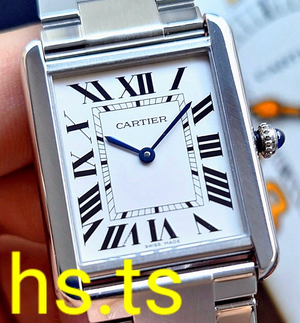 Cartier tank new arrivals solo silver