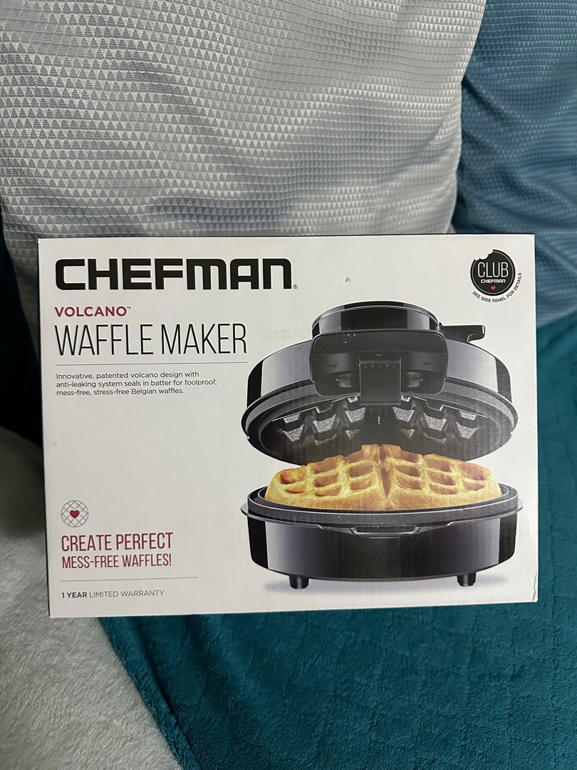 Chefman waffle maker, Furniture & Home Living, Kitchenware & Tableware