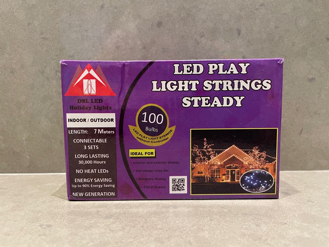 Christmas Lights (Warm White), Furniture & Home Living, Lighting & Fans