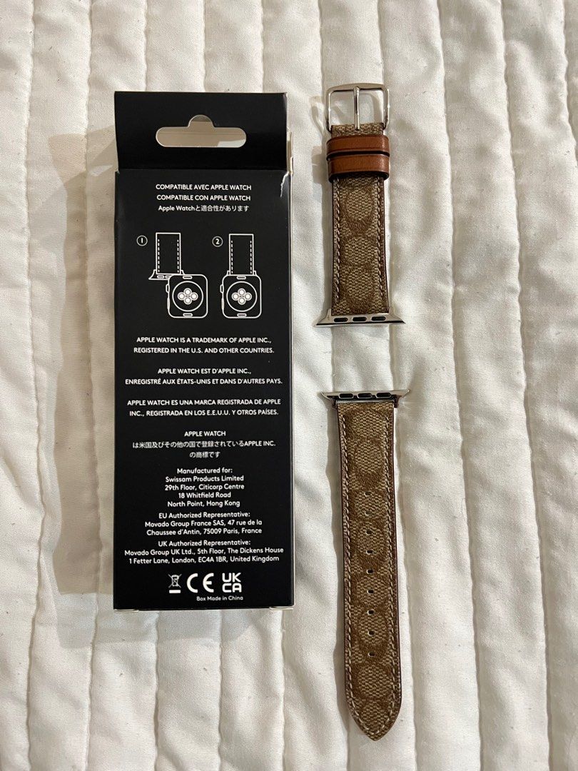 Coach apple store watch band 44mm