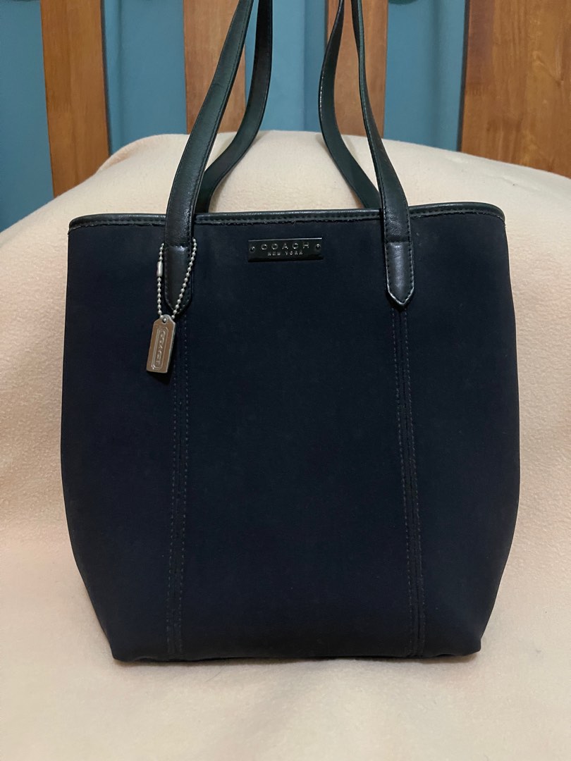 COACH Black Neoprene Shoulder Bag Luxury Bags Wallets on Carousell