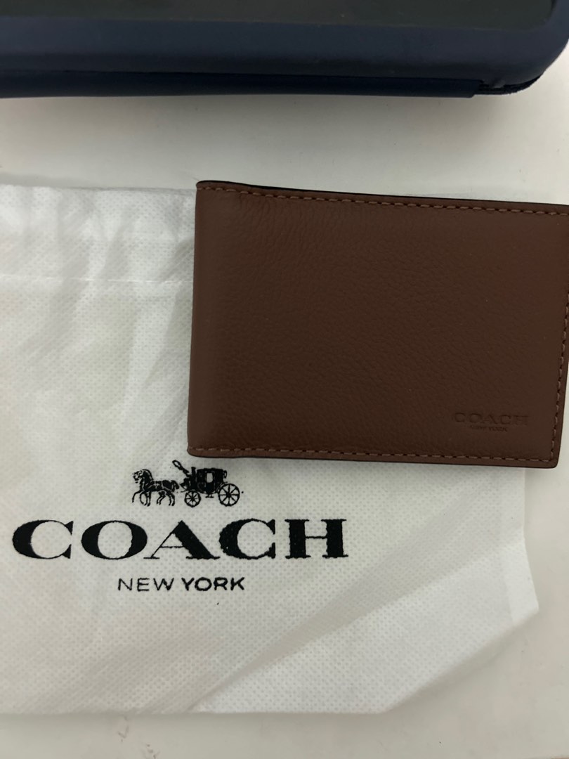 coach card holder, Men's Fashion, Watches & Accessories, Wallets & Card