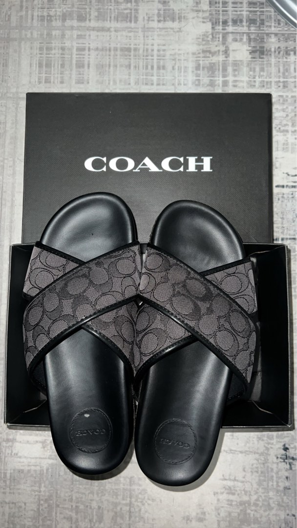 Coach Crossover Men Sandal, Men's Fashion, Footwear, Flipflops and ...