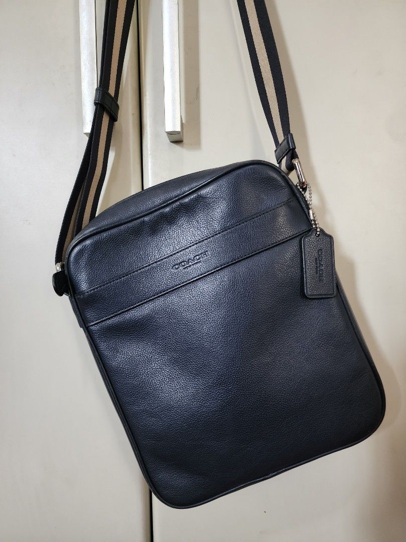 Coach mens flight store bag smith leather