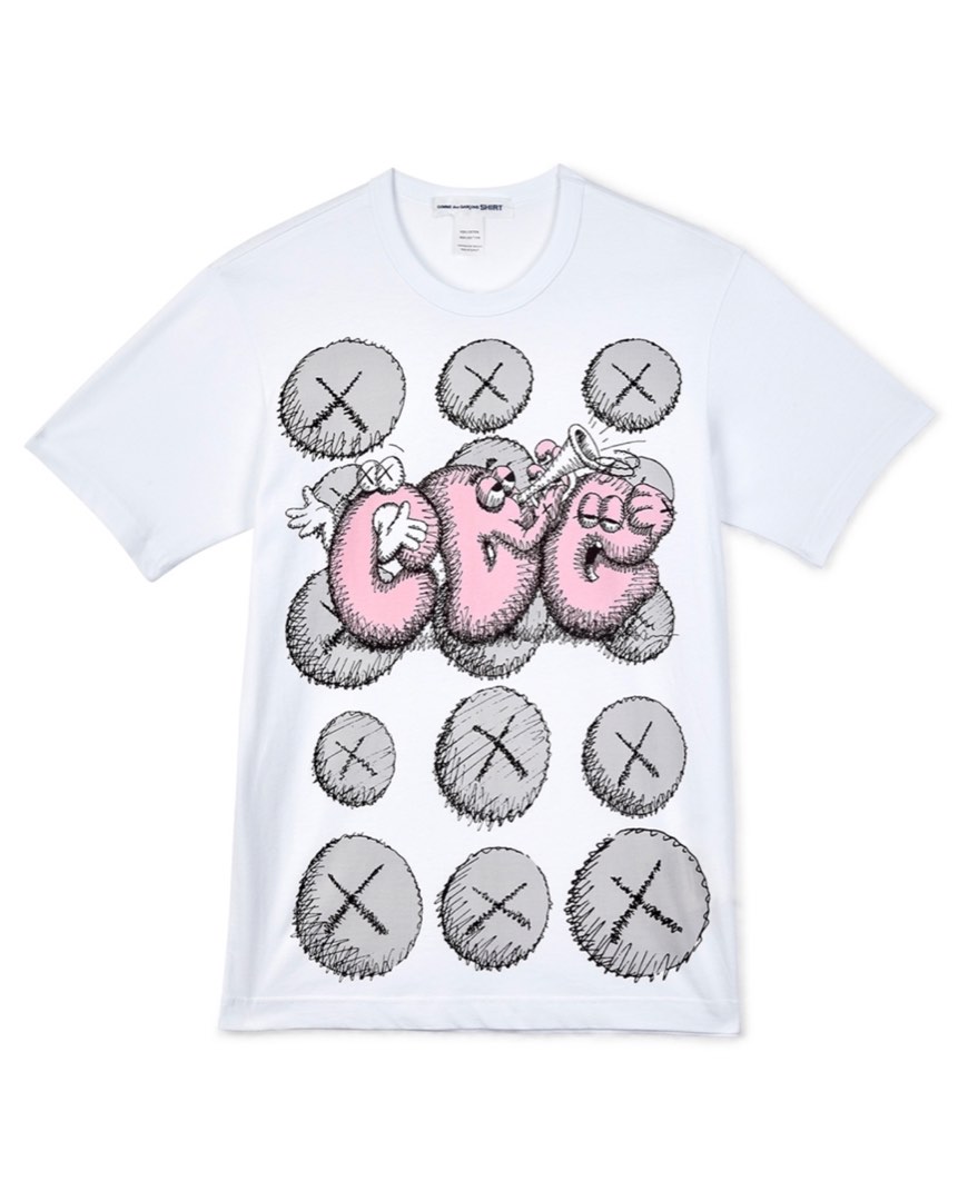 Pink comme 2024 des garcons shirt