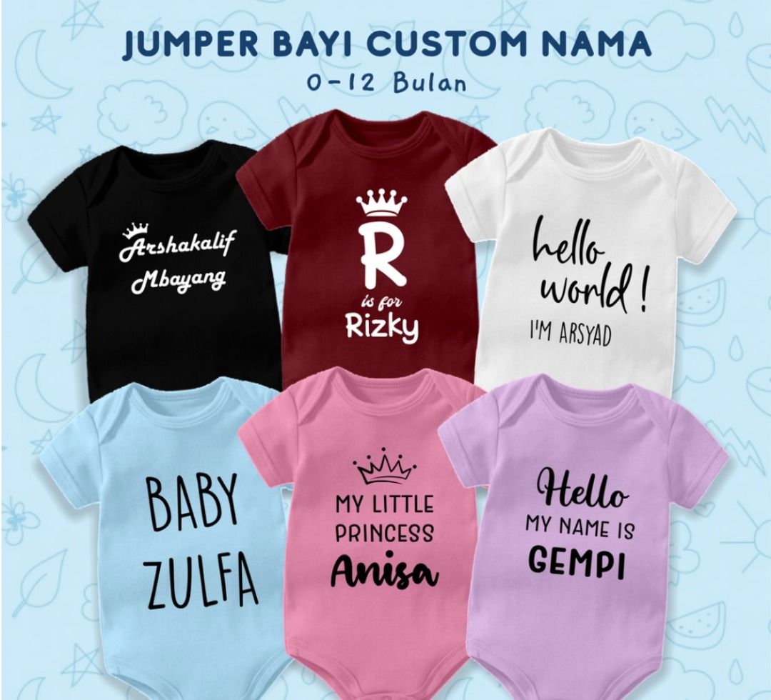 Customised baby romper discount