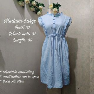 CUTE BLUE MATERNITY DRESS
