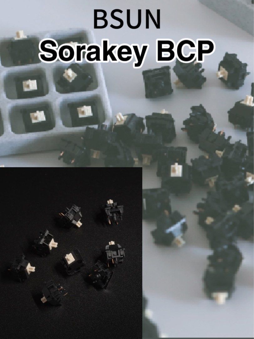 Linear Switch (Category: Computer Keyboard) located in Sungai Siput. Submitted by zues.keyboard (Listing ID 1246779524, Image 3). Description: Coming soon readystock switch Tecsee -Zaku(3.5) -Blue balloonsV2 (2.5) -PanghuV8(2.55) JWK -Cupid(1.7) -Sotc (3.5) Bsun -Bcp (2.55) Switch arrived at October/2023 Can Whtap me for reserve Hand Lubed 0.65/each Minimum 70pcs More than 90pcs Free Shipping .