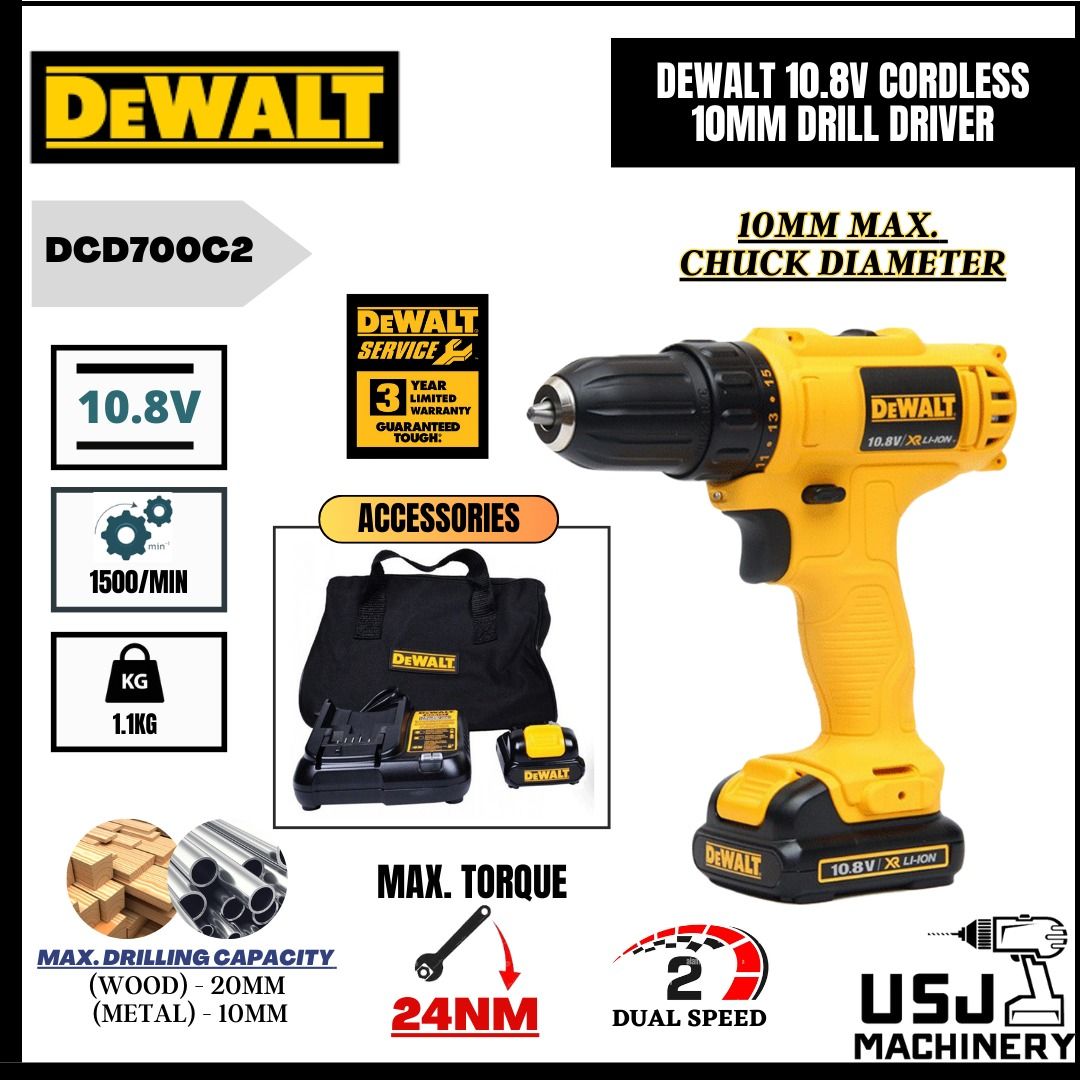 Dewalt 20v drill warranty deals